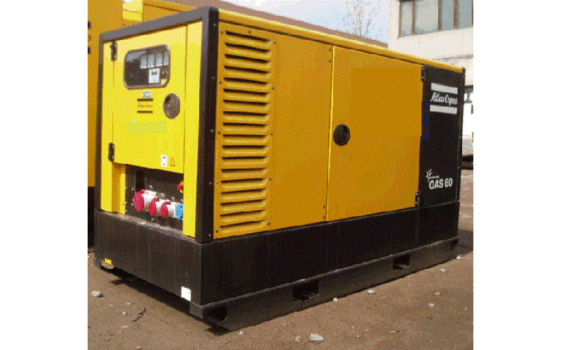 Аренда генератора ДГУ Atlas Copco QAS 60 48 кВт